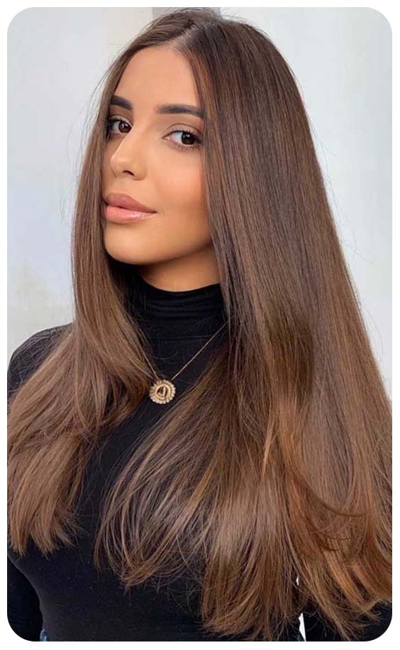 Light Chestnut Brown Full Length Style