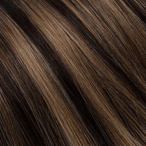 Chocolate with Light Warm Brown Full Volume Style