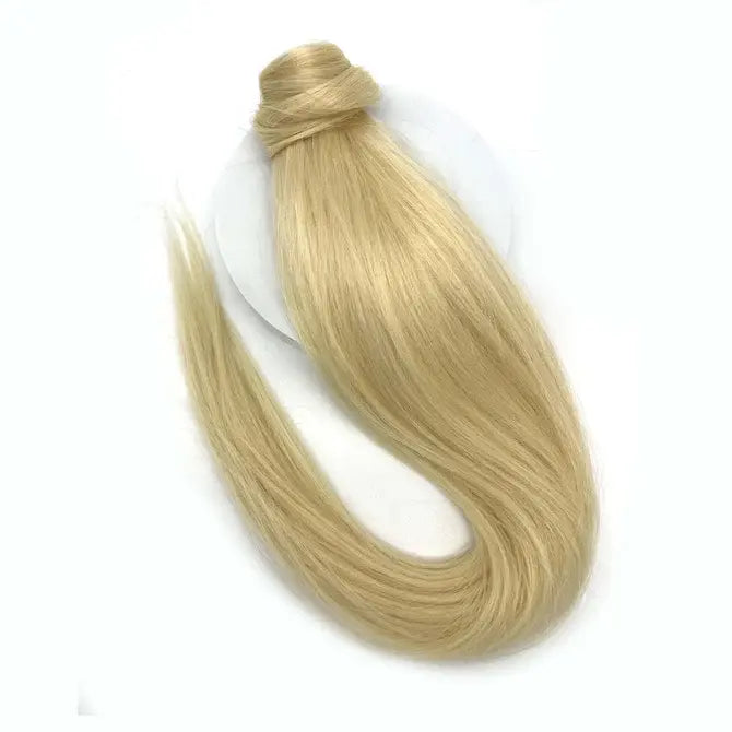 Light Gold Blonde Extreme Length Style